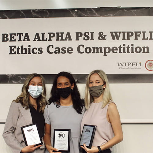 Wipfli sponsors ethics competition for students