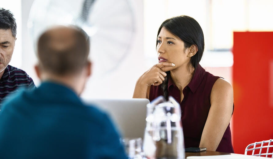 woman thinking